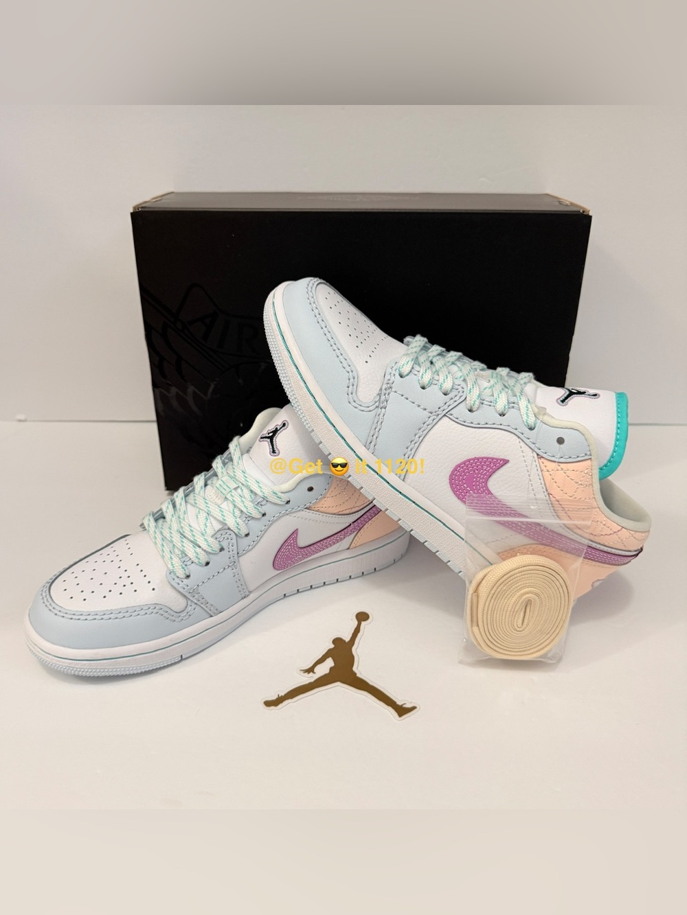 Air Jordan 1 Low (Multi-Color Sashiko) Women’s Shoes FV3623-151 Size 7.5 - Picture 2 of 15